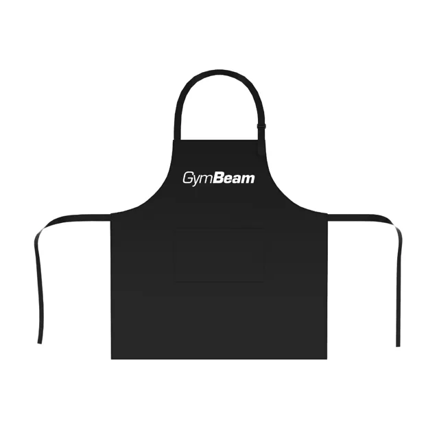 GymBeam Kuchyňská zástěra Black