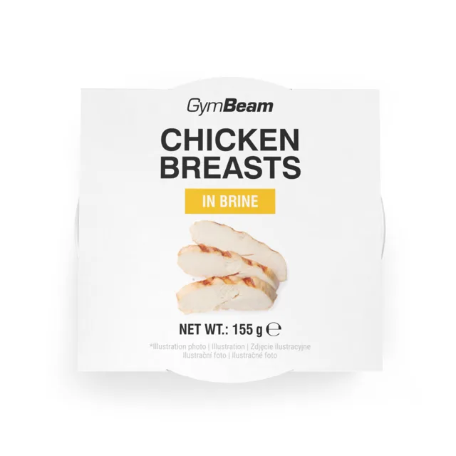 GymBeam Kuřecí prsa ve vlastní šťávě