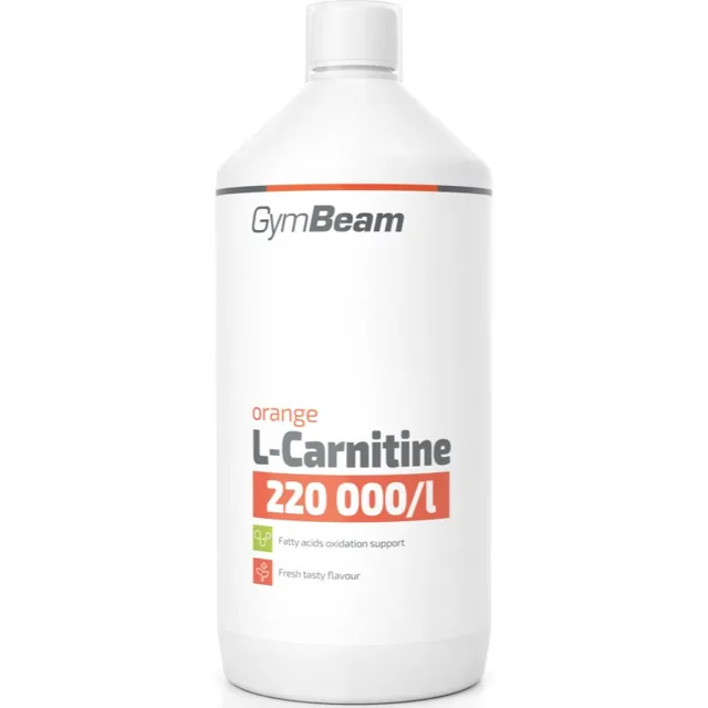 GymBeam L-Carnitine 220 000 mg/l doplněk stravy pro sportovce příchuť Orange 1000 ml