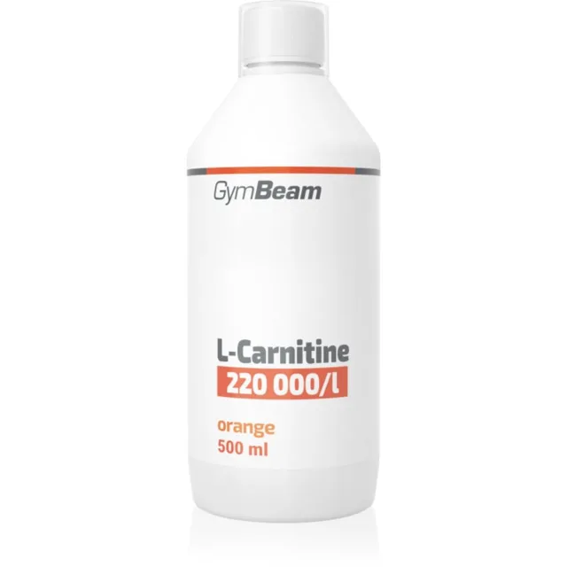 GymBeam L-Carnitine 220 000 mg/l doplněk stravy pro sportovce příchuť Orange 500 ml