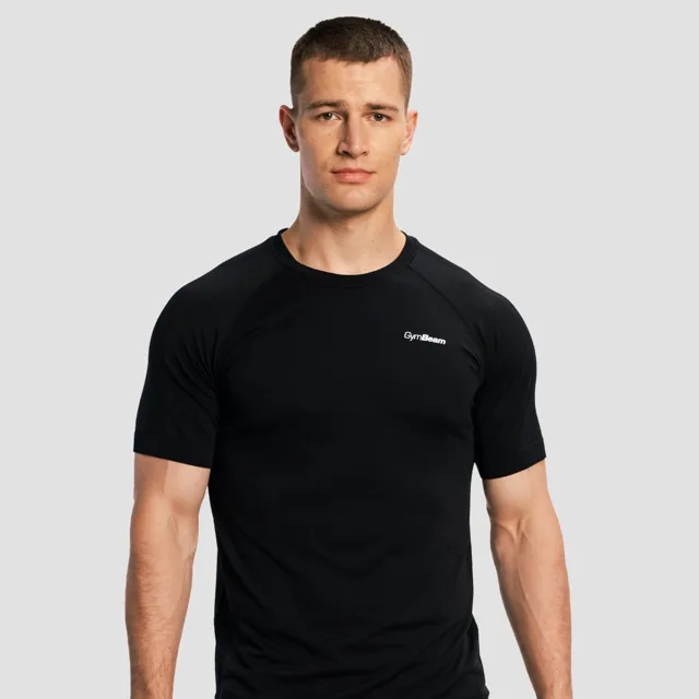 GymBeam Men‘s Pulse X  Running T-shirt Black