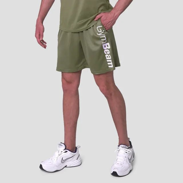 GymBeam Mesh Shorts Essence Green