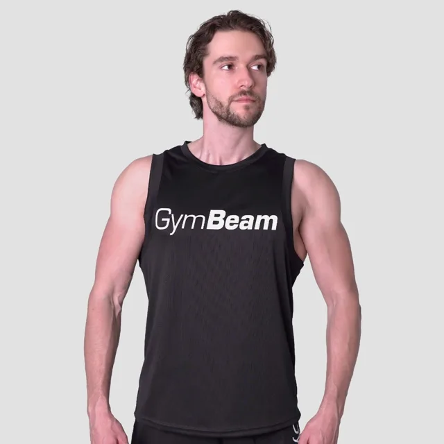 GymBeam Mesh Tanktop Essence Black