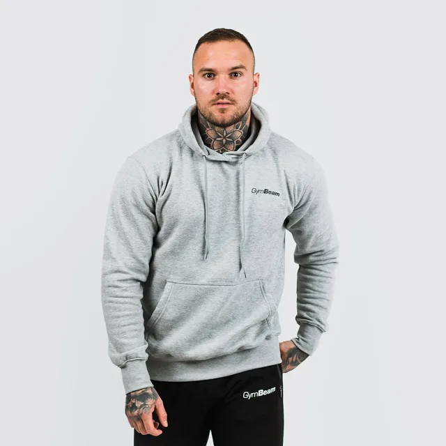 GymBeam Mikina Athlete Grey Black