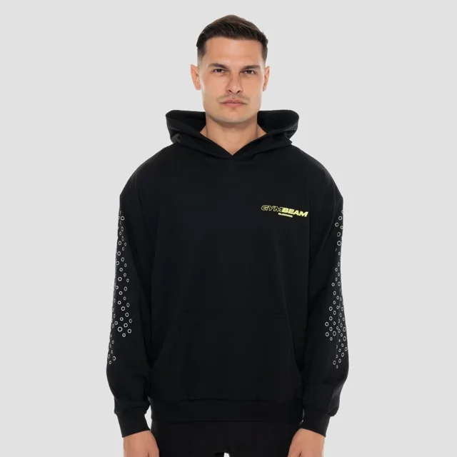GymBeam Mikina Pace Black