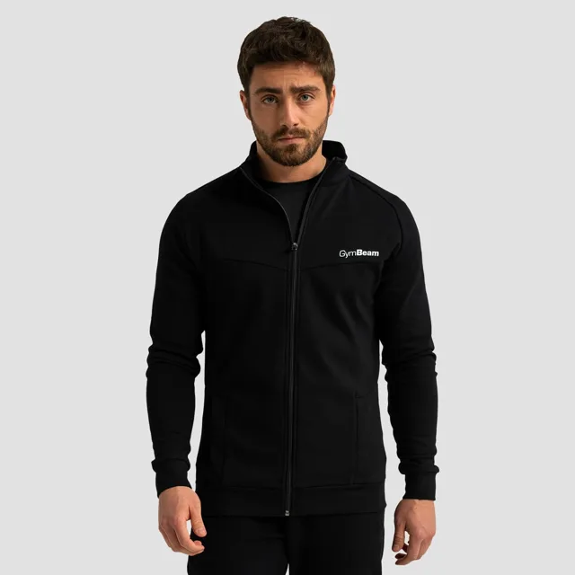 GymBeam Mikina se zipem Limitless Black