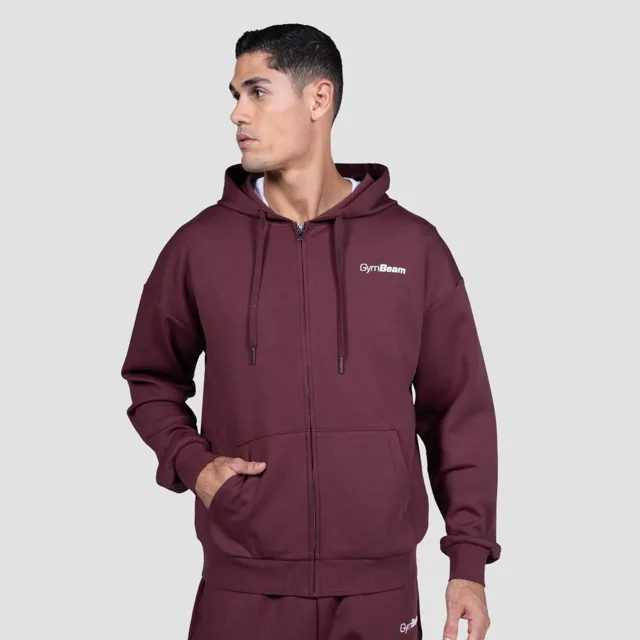 GymBeam Mikina se zipem Relay Haze