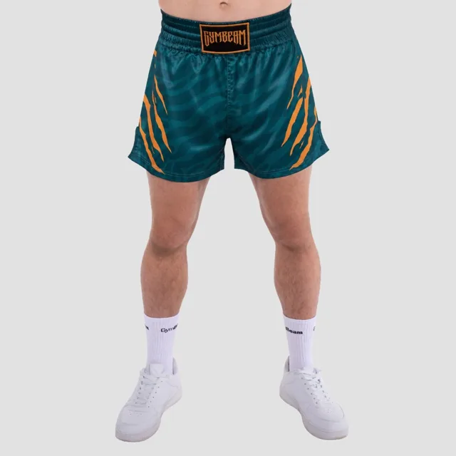 GymBeam Muay-Thai Šortky Grind Teal