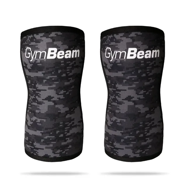 GymBeam Neoprenová bandáž na koleno Conquer Camo