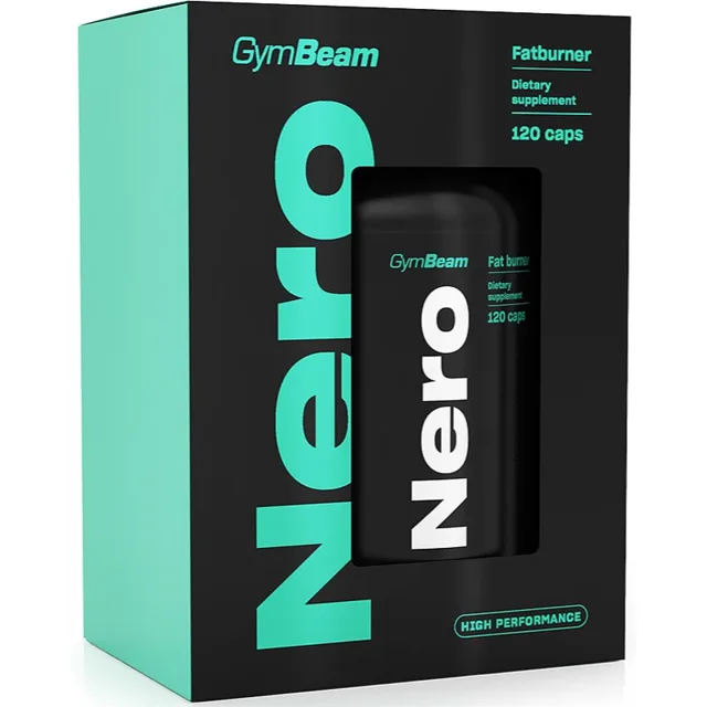 GymBeam Nero Fat Burner doplněk stravy pro sportovce 120 cps