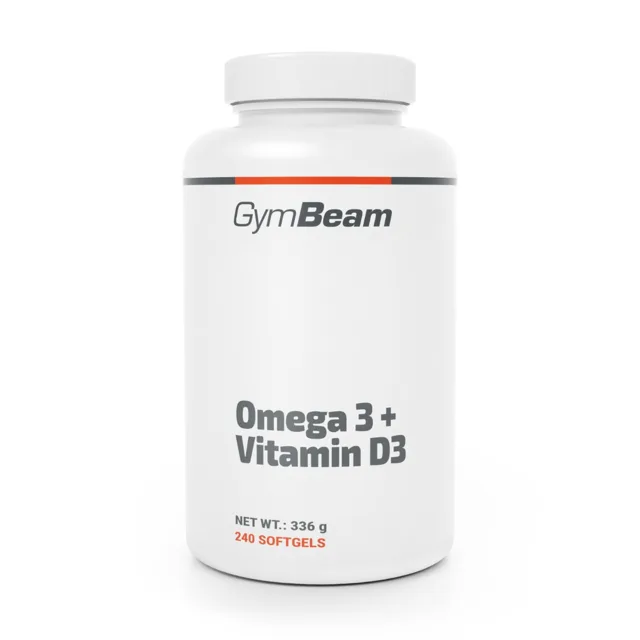 GymBeam Omega 3 + Vitamin D3