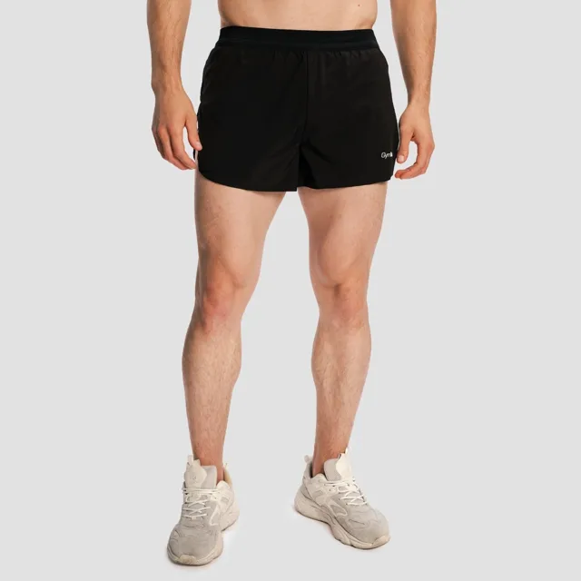 GymBeam Pánské běžecké šortky Pulse X Black