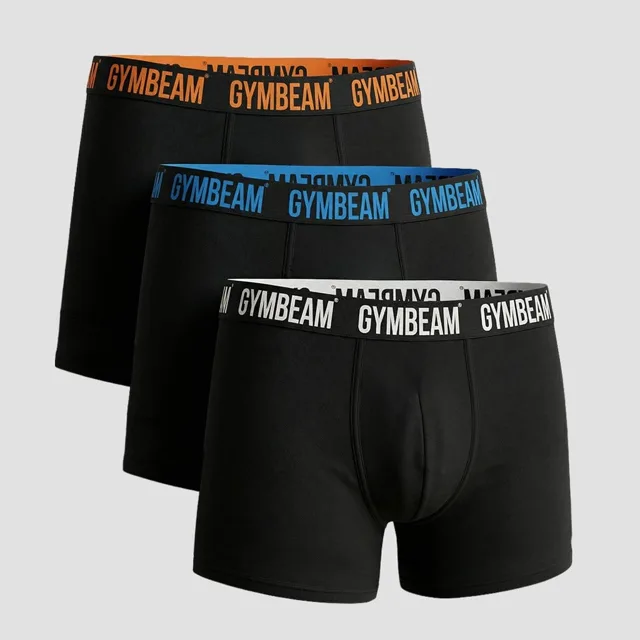 GymBeam Pánské boxerky FIT 3Pack