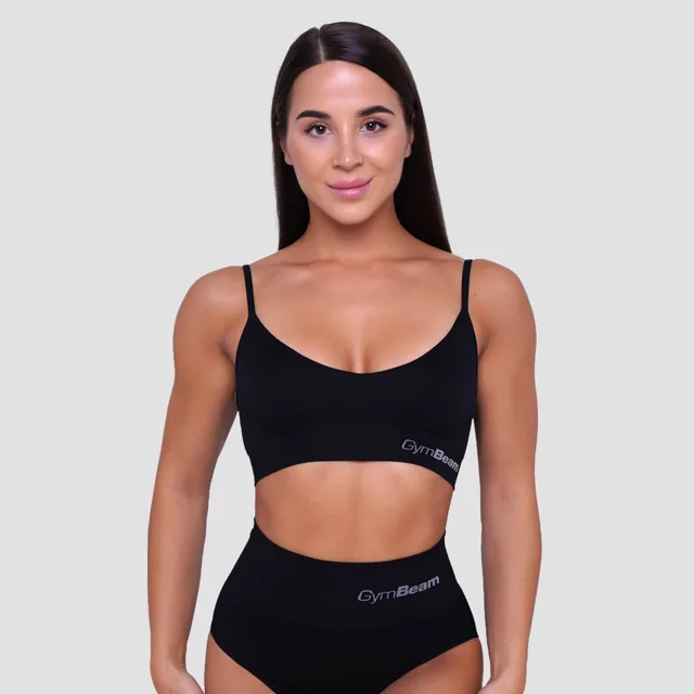 GymBeam Podprsenka Triangle Black