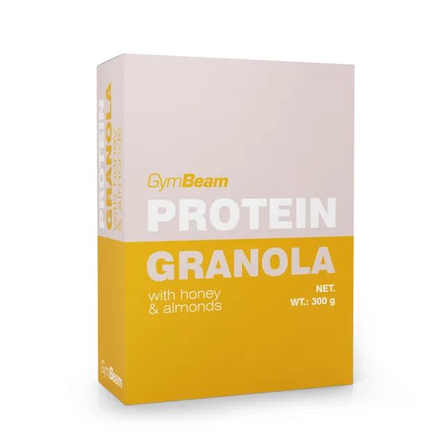 GymBeam Proteinová granola s medem a mandlemi