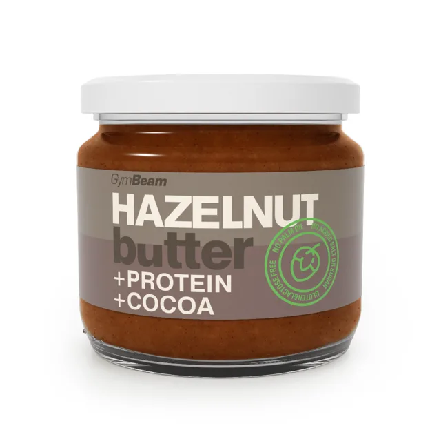 GymBeam Proteinové lískooříškové máslo