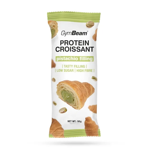 GymBeam Proteinový croissant s pistáciovou náplní