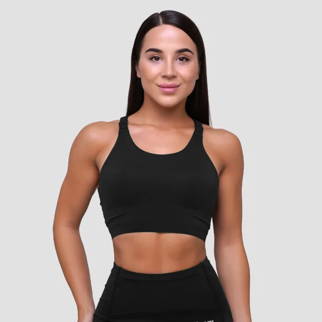 GymBeam Pulse Running Sports Bra Black