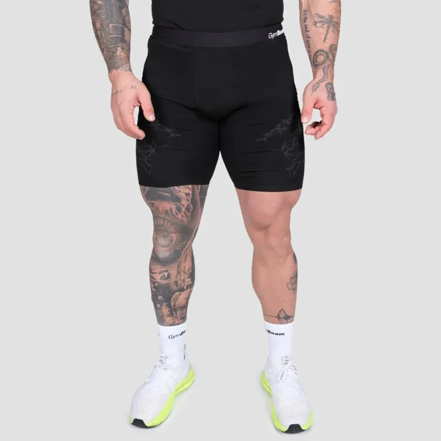 GymBeam Seamless šortky Static Black
