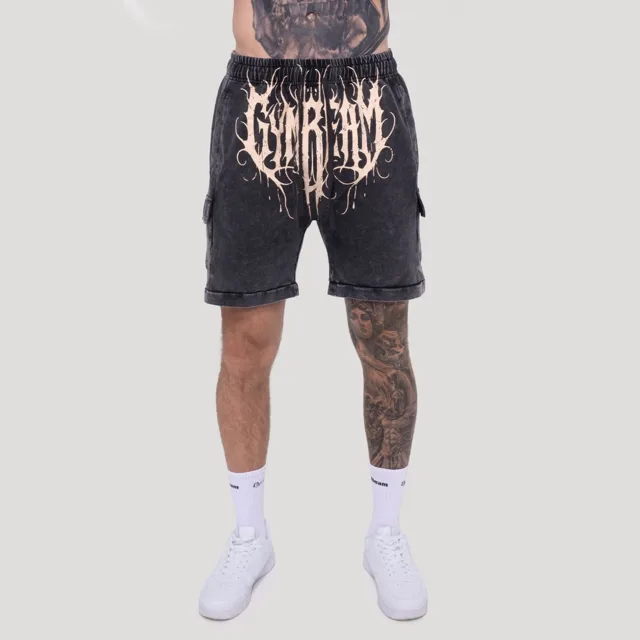 GymBeam Šortky Abyss Charcoal