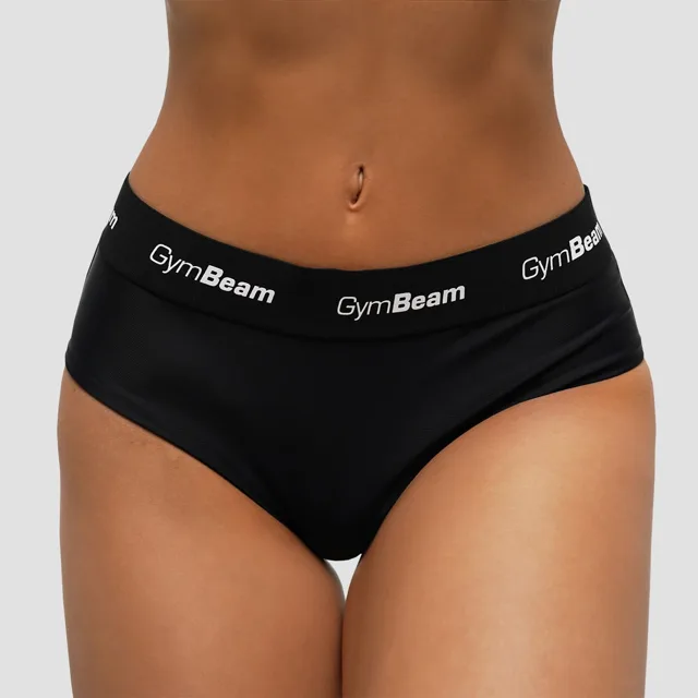 GymBeam Spodní díl plavek Sporty Black