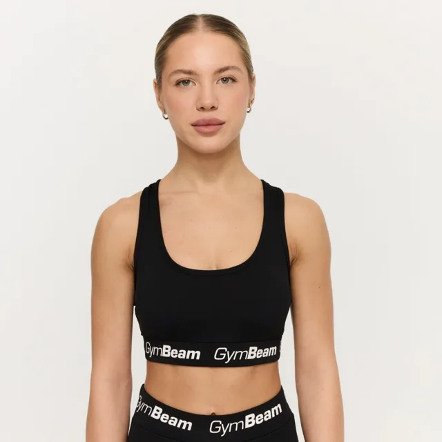 GymBeam Športová podprsenka Simple Black