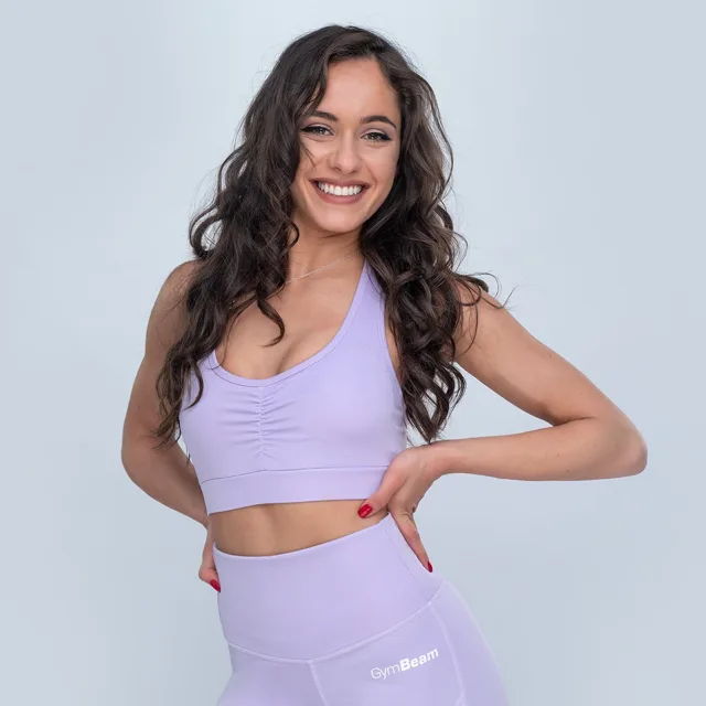 GymBeam Sportovní Podprsenka Fave Lila