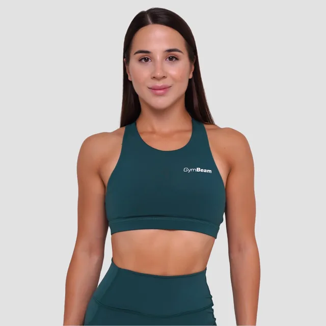 GymBeam Sportovní podprsenka Ignite Dark Green