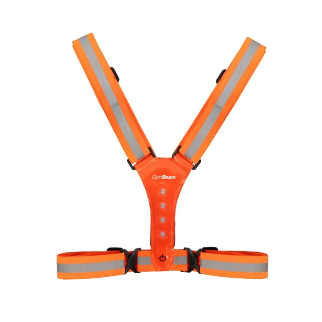 GymBeam Sportovní reflexní vesta Orange