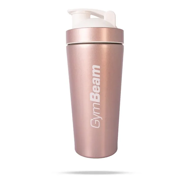 GymBeam Steel Shaker Rose Gold 750 ml
