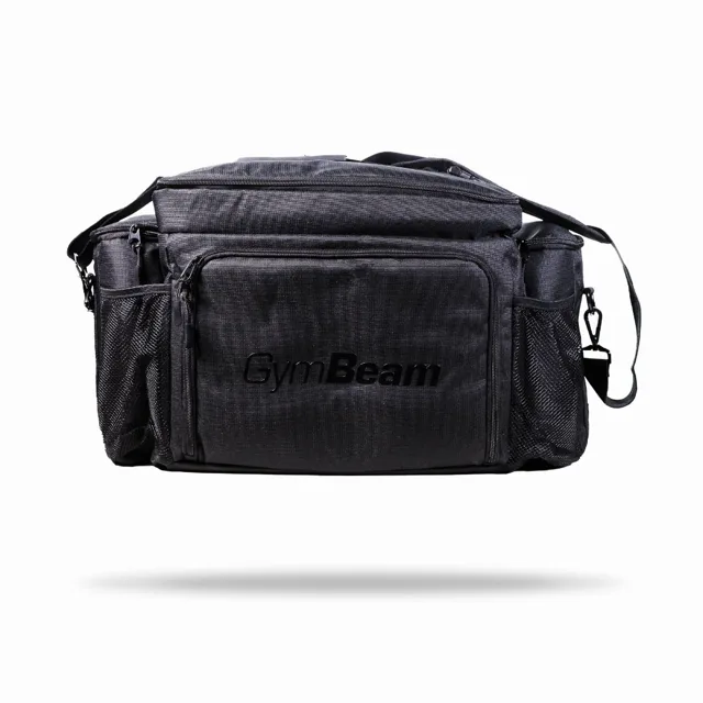 GymBeam Taška na jídlo Fit Prep Black + 6 krabiček