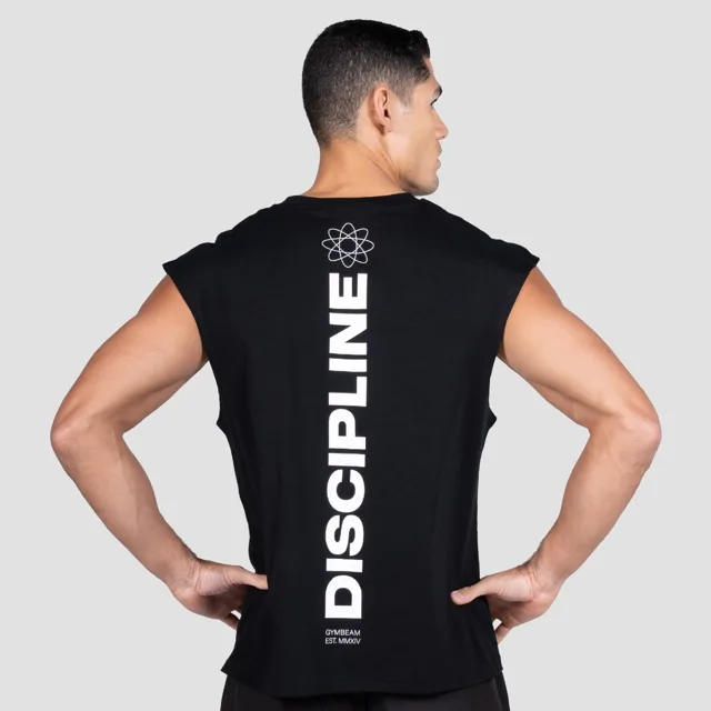 GymBeam Tílko Discipline Black