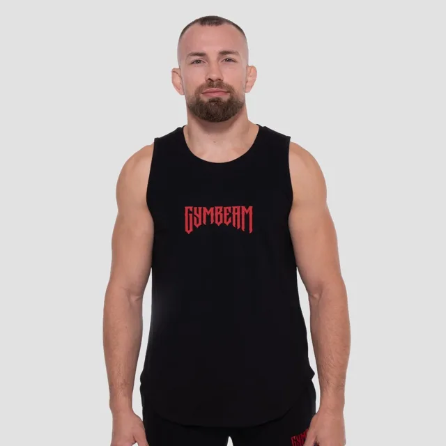 GymBeam Tílko Grind Black