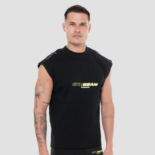GymBeam Tílko Pace Black