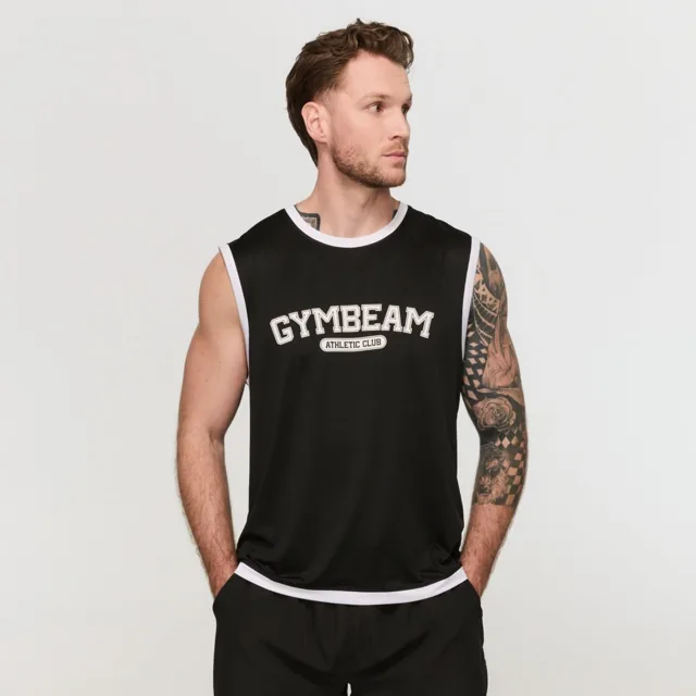 GymBeam Tílko Varsity Black