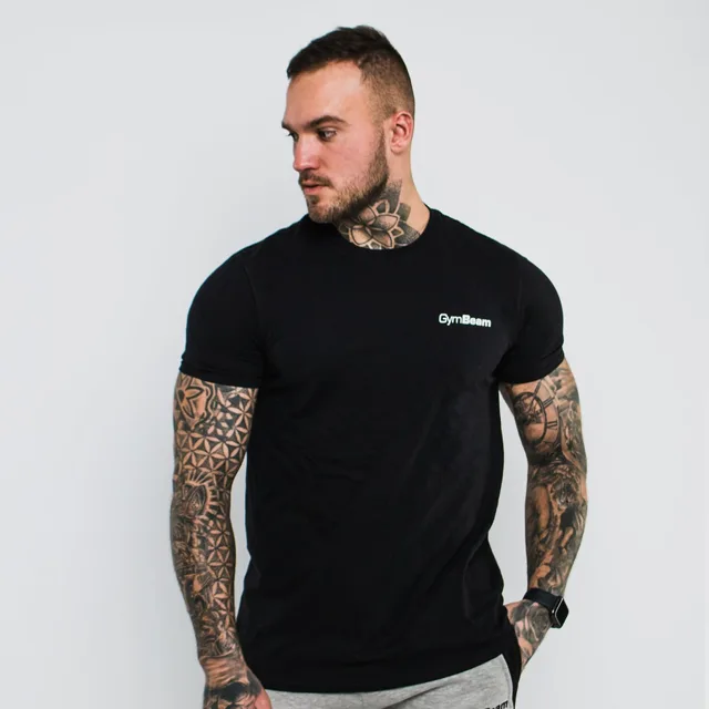 GymBeam Tričko Basic Black