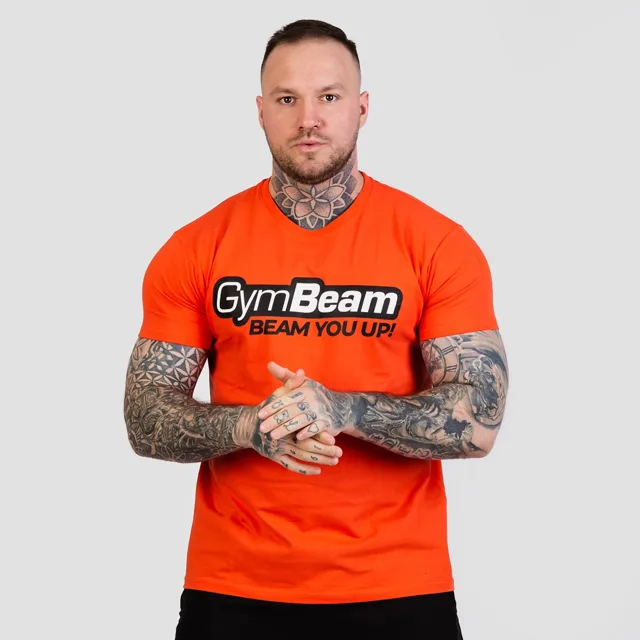 GymBeam Tričko Beam Orange