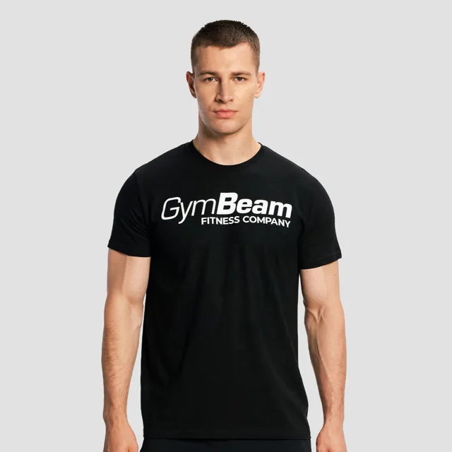 GymBeam Tričko Fitness Black