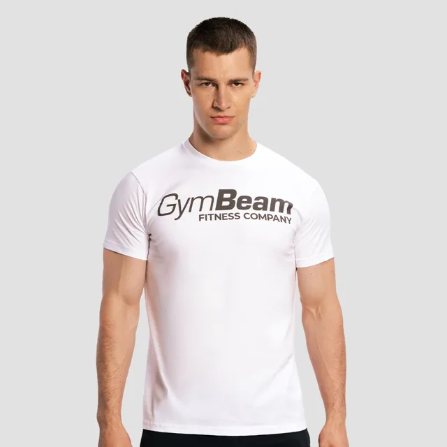 GymBeam Tričko Fitness White
