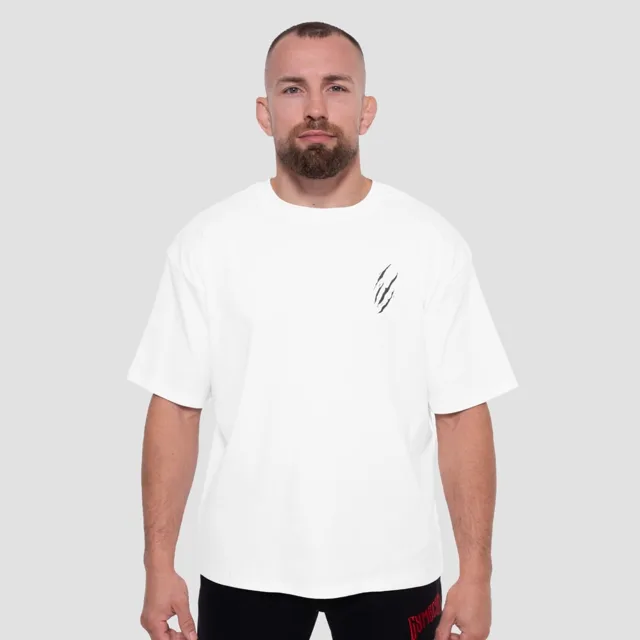 GymBeam Tričko Grind White
