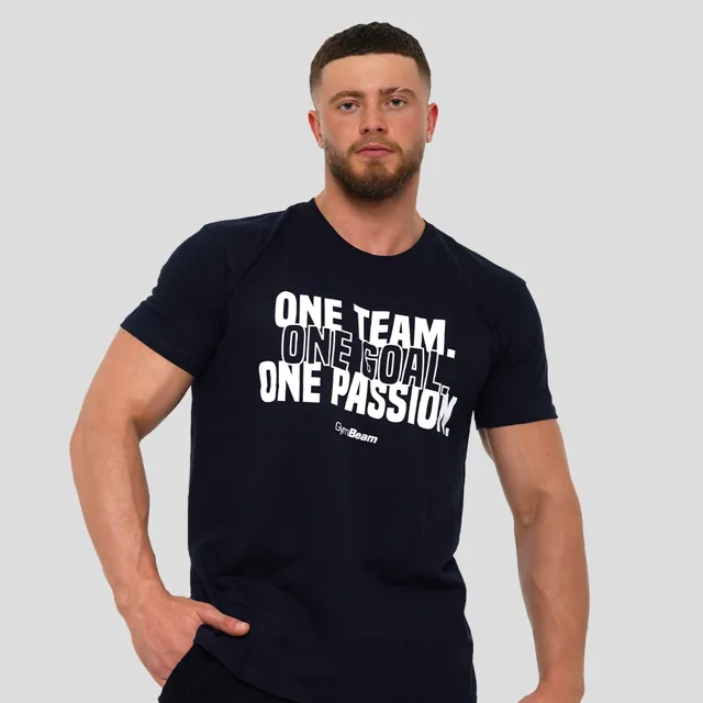 GymBeam Tričko One Team Navy