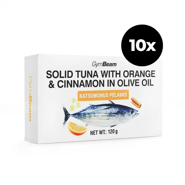 GymBeam Tuna in Olive Oil with Orange & Cinnamon