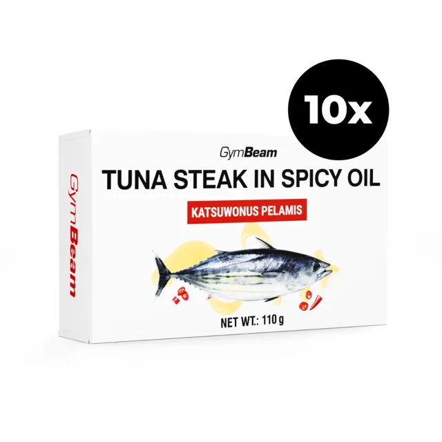 GymBeam Tuna steak in spicy oil