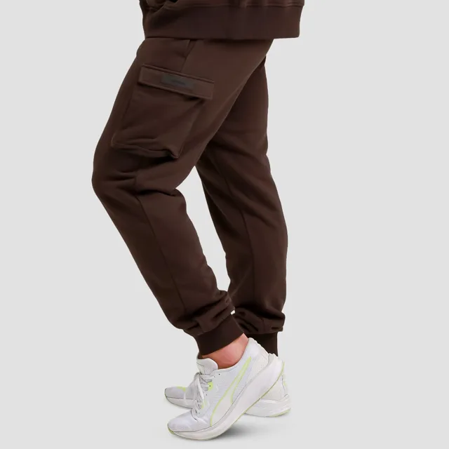 GymBeam Utility Joggers Brown