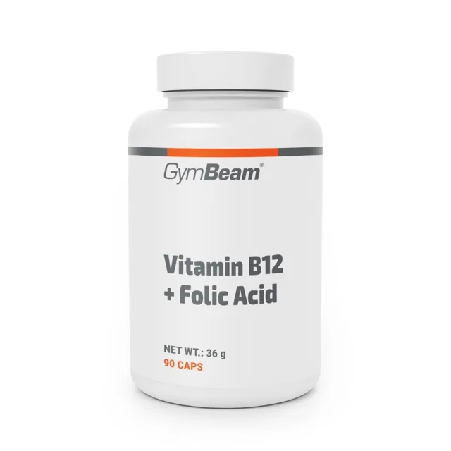 GymBeam Vitamín B12 + Kyselina listová