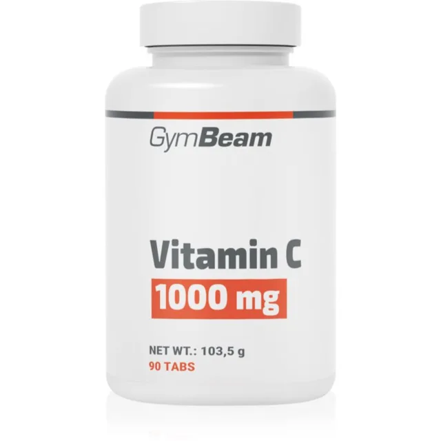 GymBeam Vitamin C 1000 mg tablety pro podporu imunitního systému, krásnou pleť a nehty 90 tbl