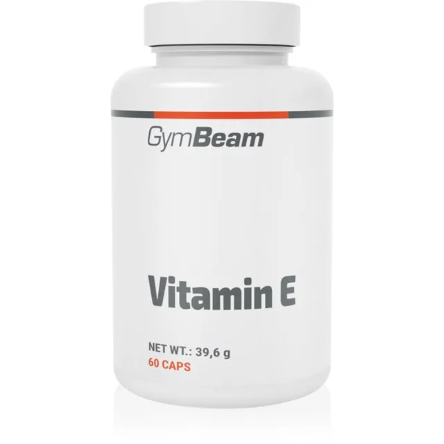 GymBeam Vitamin E kapsle pro podporu ochrany buněk před oxidativním stresem 72 g