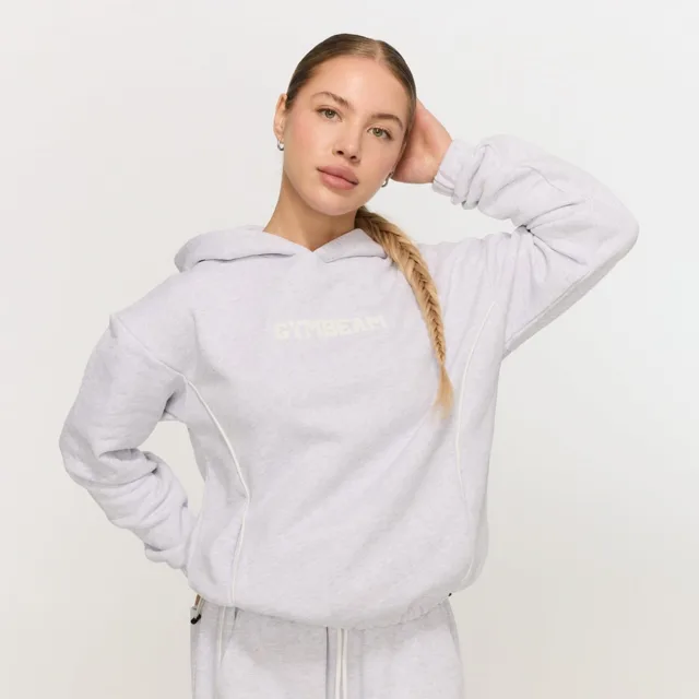 GymBeam Women‘s Varsity Hoodie Grey