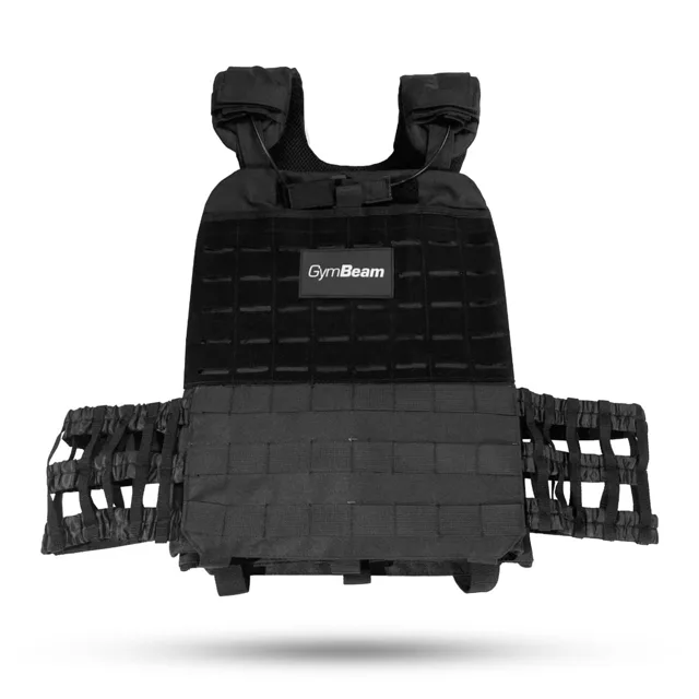GymBeam Zátěžová vesta Tactical Black