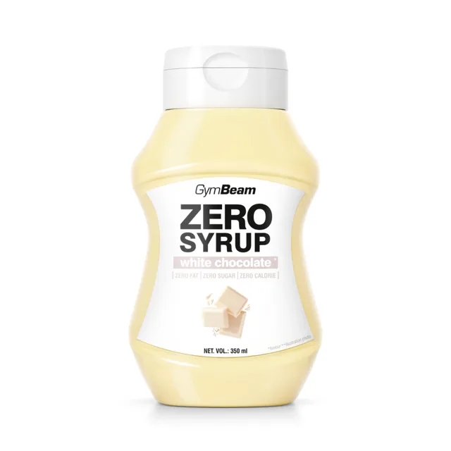 GymBeam ZERO SIRUP bílá čokoláda